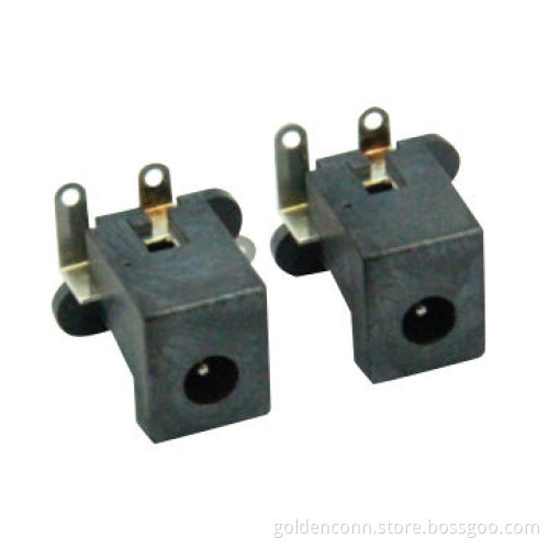 DC power jack, 2.0 connector, 1.3 ID, 4.0 OD, DIP type